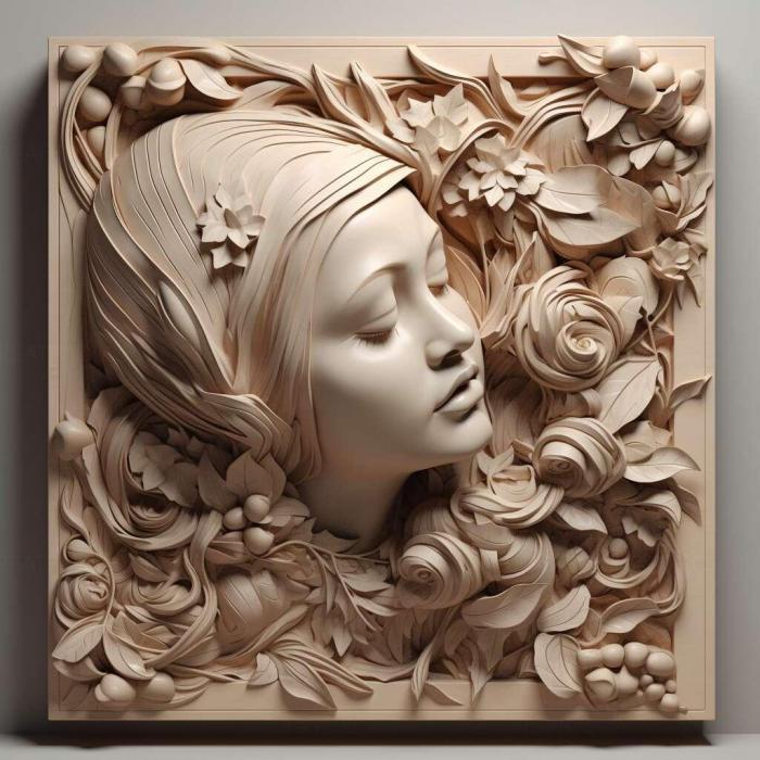 نموذج ثلاثي الأبعاد لآلة CNC 3D Art 